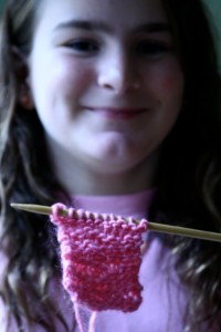 Camille's knitting